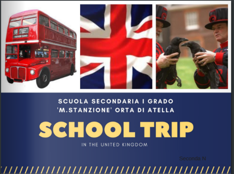 Compito di realtà 'MY SCHOOL TRIP IN THE UK'